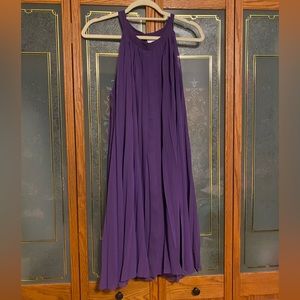 Purple size 12 New York & Company midi dress